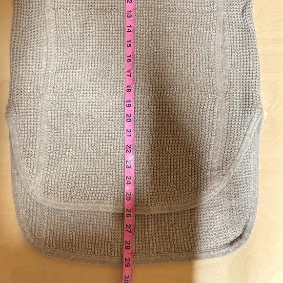 UGG Cotton Turtle Neck Short Sleeve Women's Sweater Brown - Size Medium - Picture 8 of 9